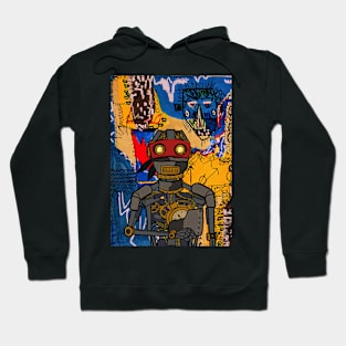 Hansen NFT - RobotMask with BasicEye Color and GlassSkin on TeePublic Hoodie